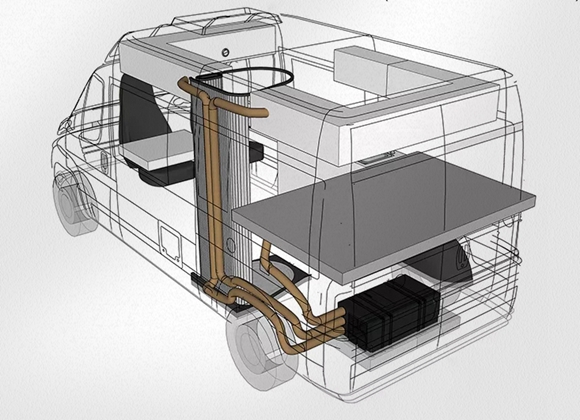 Caravan air conditioner